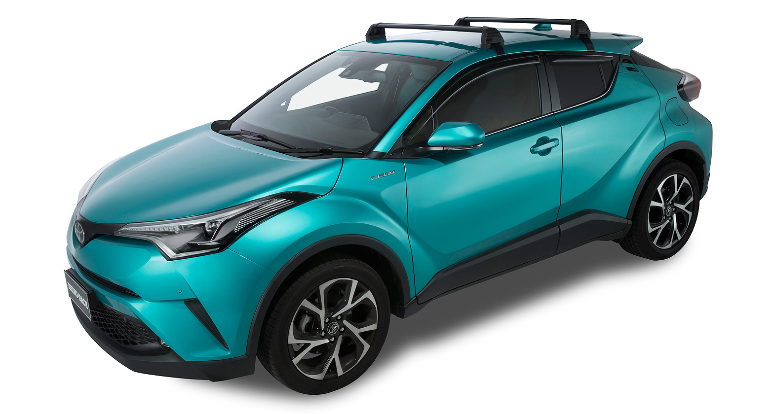 Vortex ROC25 Flush Black 2 Bar Roof Rack - Stock Code: RV0746B
