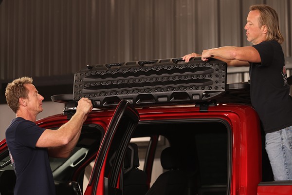 MAXTRAX Recovery Boards with Rhino-Rack Recovery Track Side Bracket image