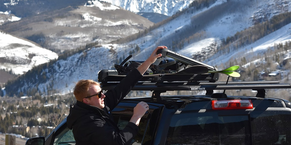  Rhino Rack Ski, Snowboard & Fishing Rod Carrier with