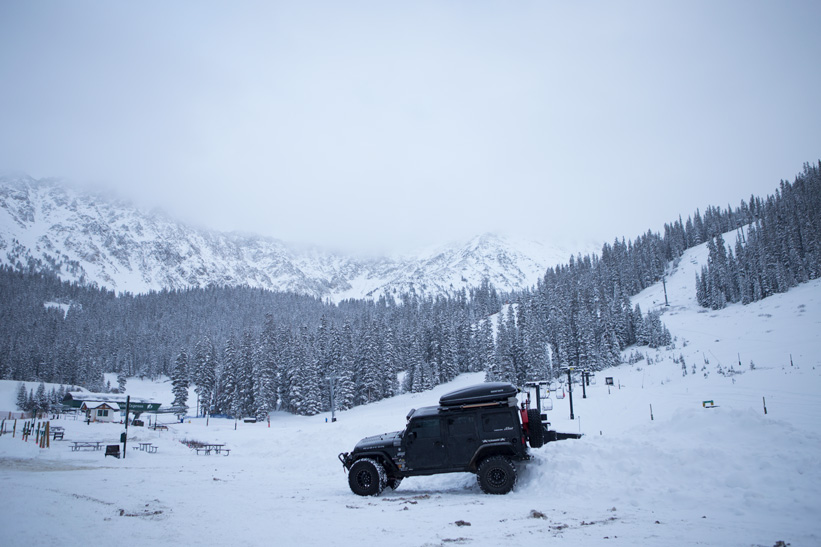 jeep at the resort