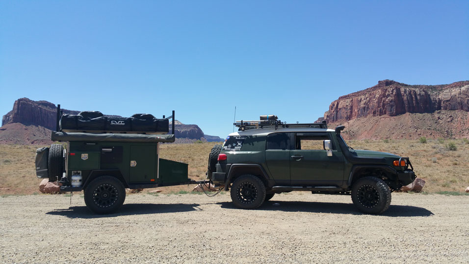 4 Runner with trailer 