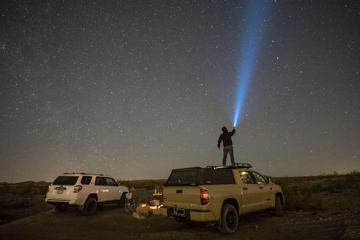 star gazing on the pioneer