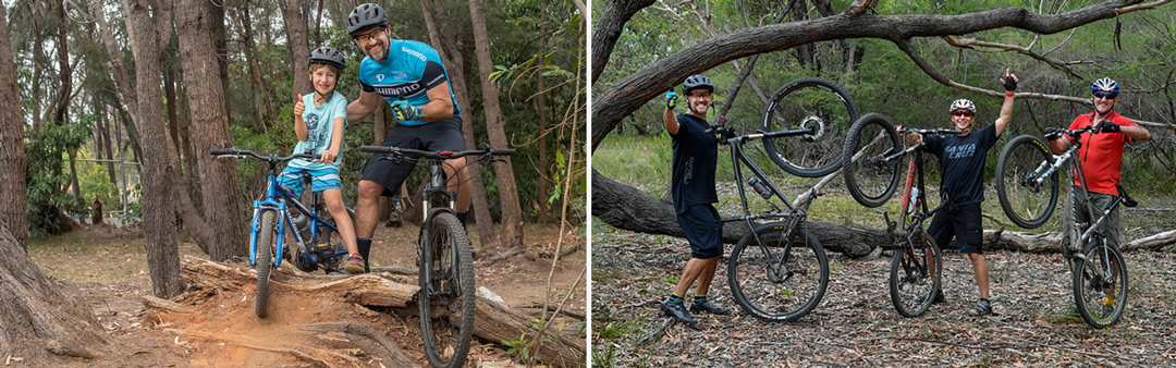 Mountain Biking with the boys