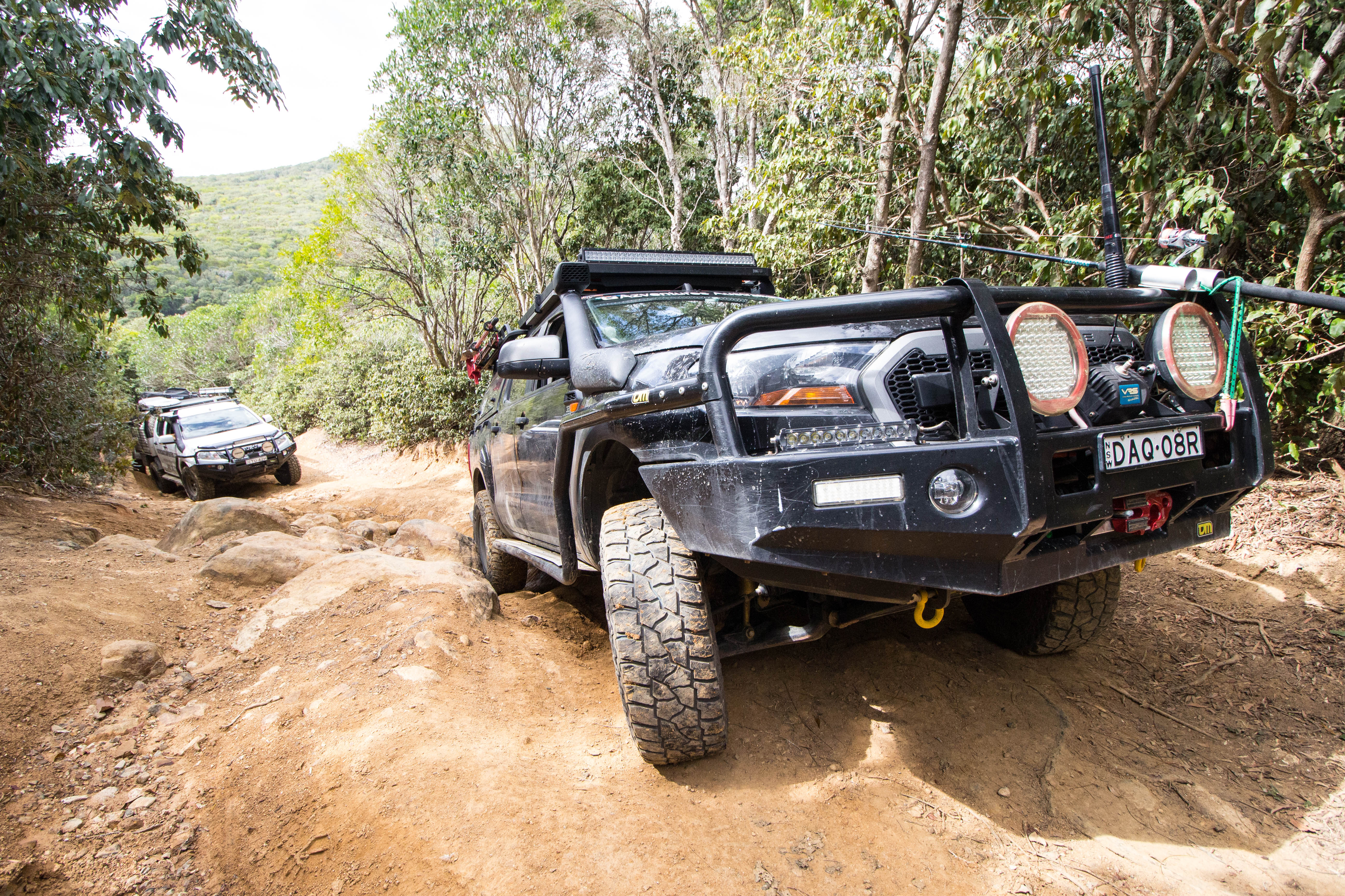 Ford Ranger off-roading