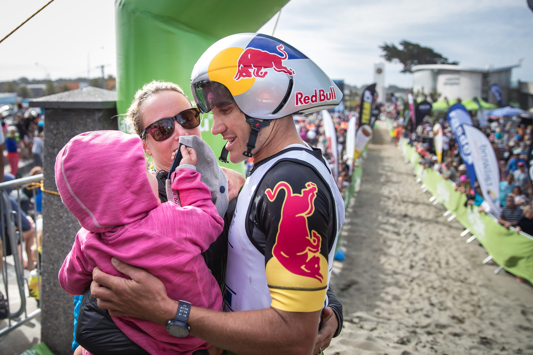 Family after race